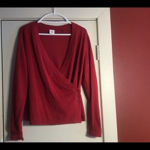 Cabi Ballet Wrap Sweater #3160 Sz. L